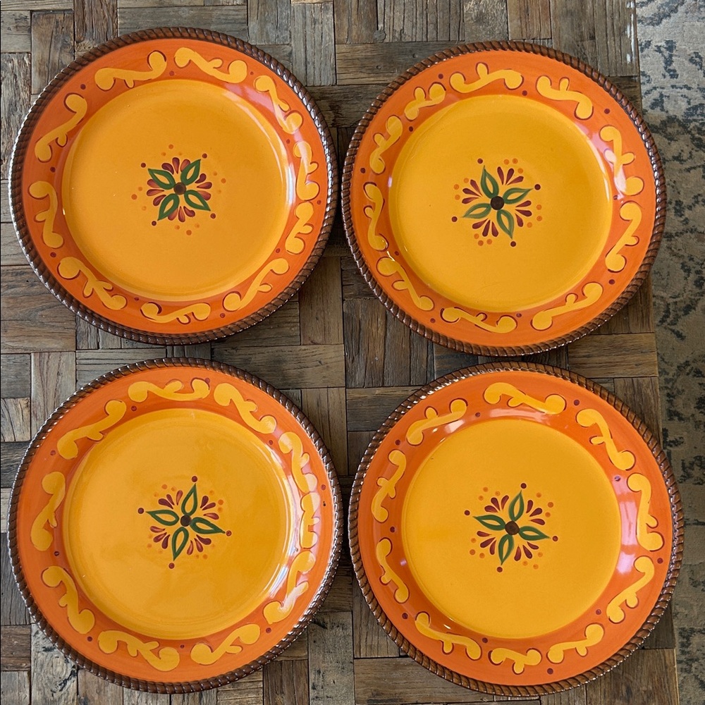 Tuscan Home Dinner Plates by Home & Garden Party Set of 4